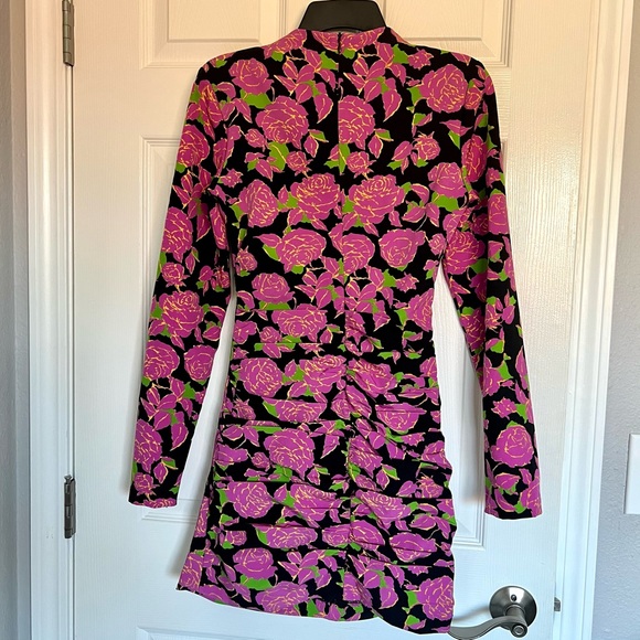 NWT - Zara Women Floral Mini Dress - Super Cute! - Picture 6 of 7